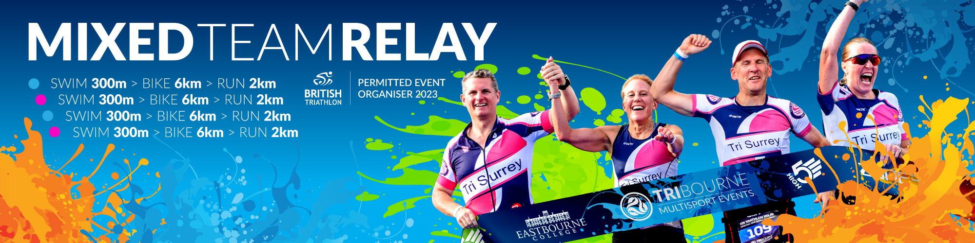 Eastbourne Mixed Team Triathlon Relay